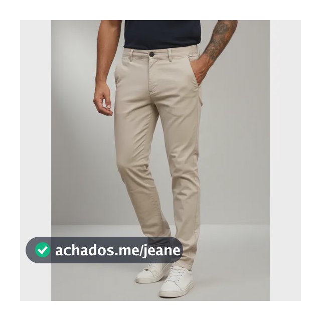Calça Masculina De Sarja Premium Esporte Fino Bolso Faca
