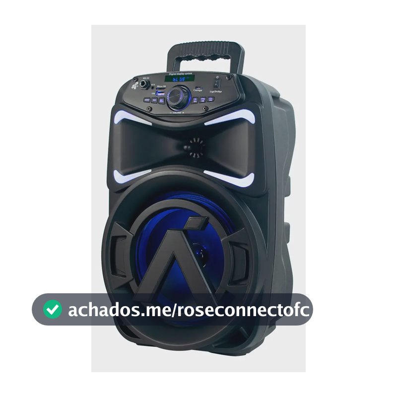 Caixa De Som Portátil Bluetooth 250w Cor Preto Aquário Hype 250