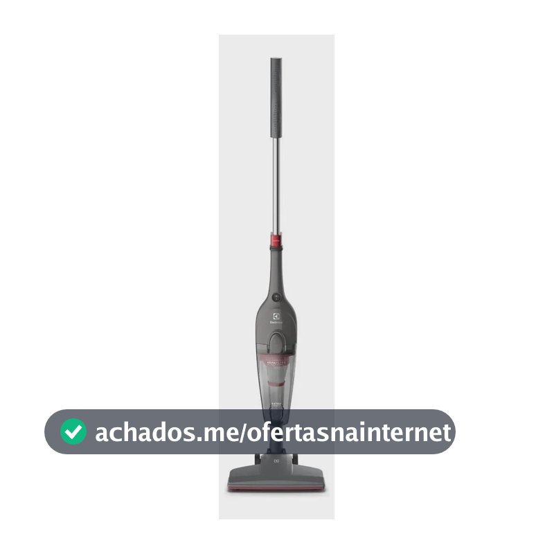 Aspirador de Pó Vertical Electrolux 1450W STK15 com Fio Portátil de Mão 2 em 1 e 1,6 Litros de capacidade com Filtro Hepa Cinza-escuro
