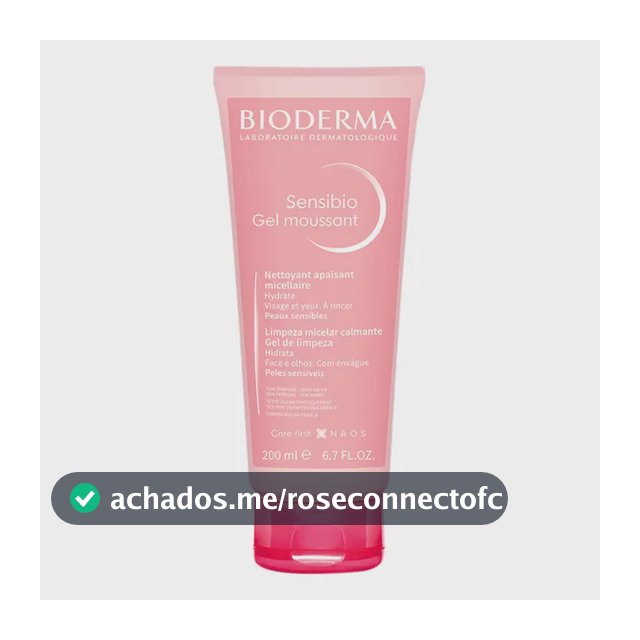 Gel de Limpeza Micelar Calmante e Hidratante Bioderma Sensibio Gel Moussant 200ml