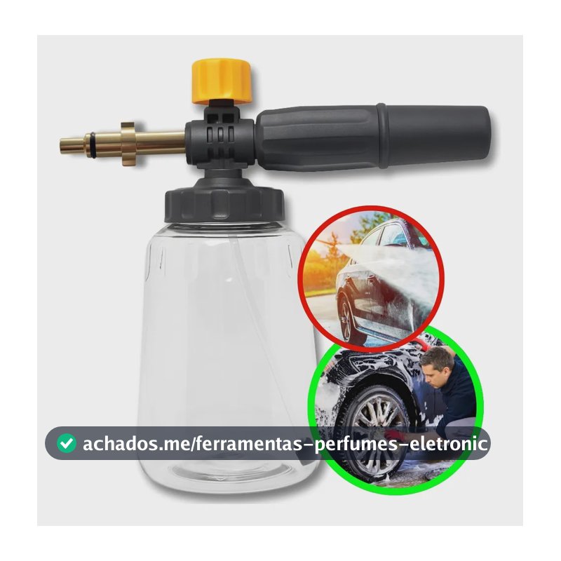 Snow Foam Manual Canhão De Espuma 1 Litro Para Lavadoras Incolor