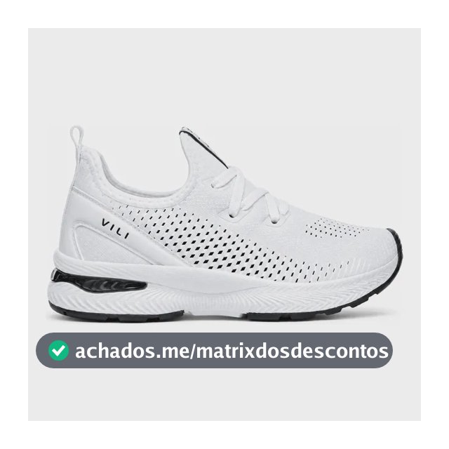 Tênis Branco Feminino Vili Para Caminhada Academia Treino