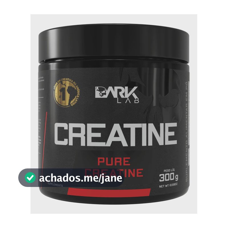 Creatina Dark Lab Premium Pure em pó Sem sabor x 300g