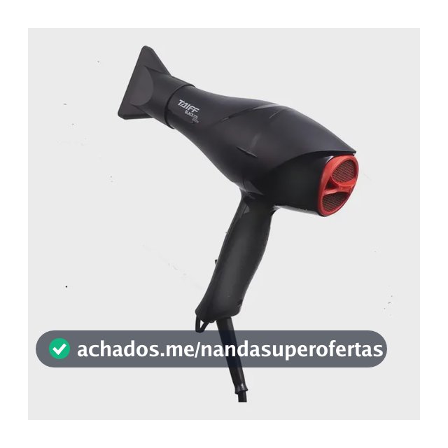 Taiff Black Ion Secador De Cabelo Profissional 2000w Cor Preto