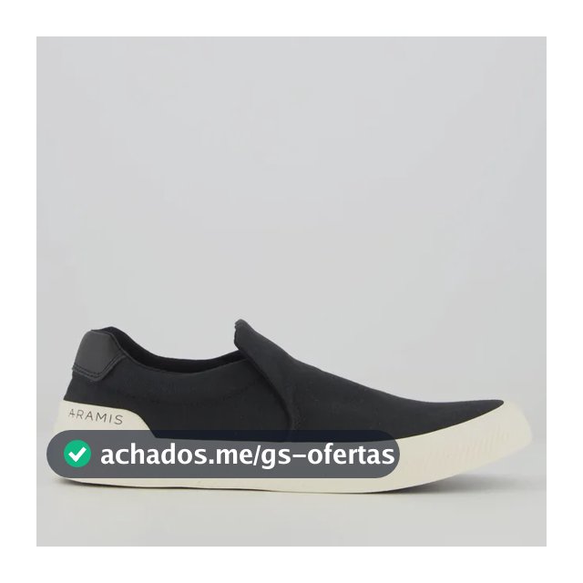 Tênis Aramis Daily Slip Canvas Preto