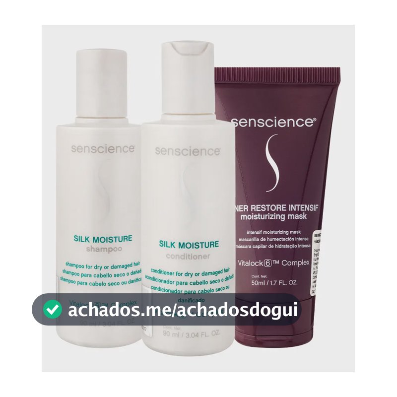 Senscience Silk Moisture Intensif Travel Size (3 Produtos)