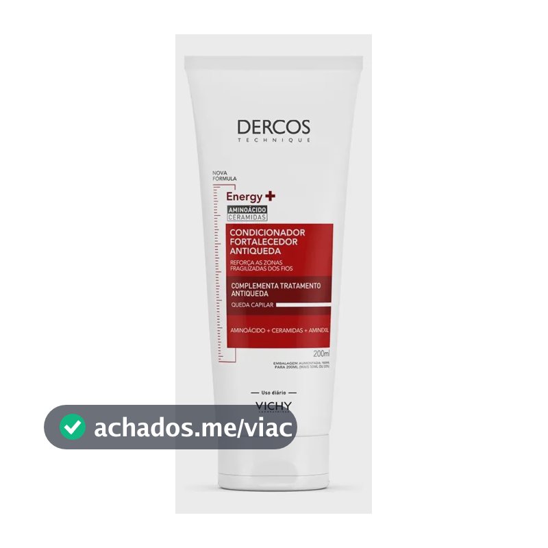 Condicionador Antiqueda Fortalecedor com Aminexil, Dercos Energy+ Vichy, 200ml