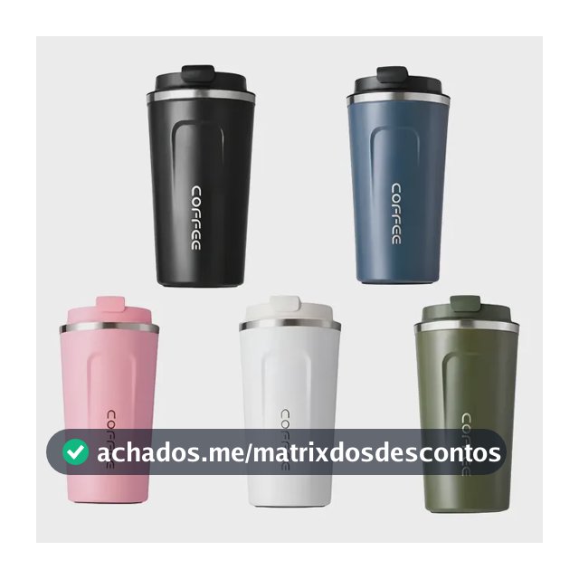 Copo Térmico Inox Café Chá Anti-vazamento Vacuum 500ml