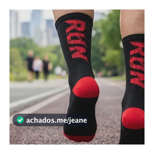 Meia Esportiva Cano Alto Canelada Dry Run Corrida Caminhada