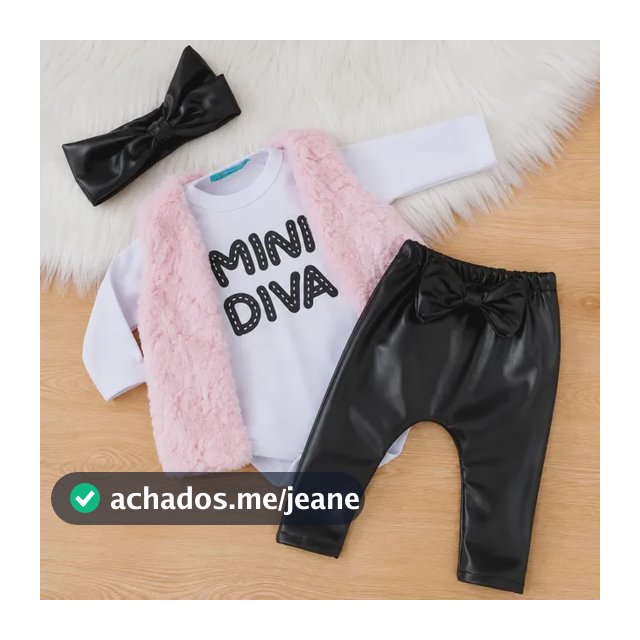 Roupa De Bebê Menina Blogueirinha Conjunto 4 Peças Diva Bori
