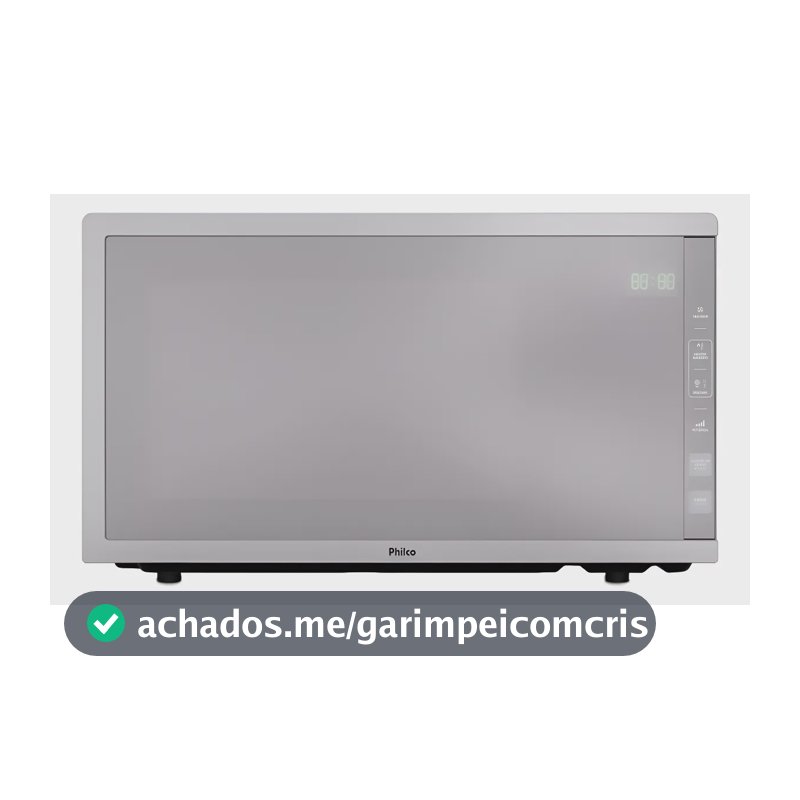 Micro-ondas Philco 33l Acabamento Inox Espelhado Pmo38t 110v
