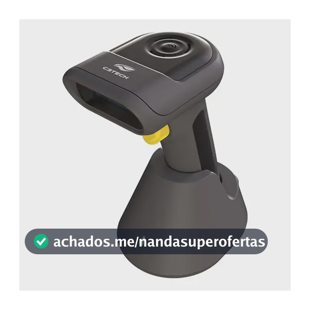 Leitor De Código De Barras Sem Fio C3tech 1d/2d Lb-w350bk