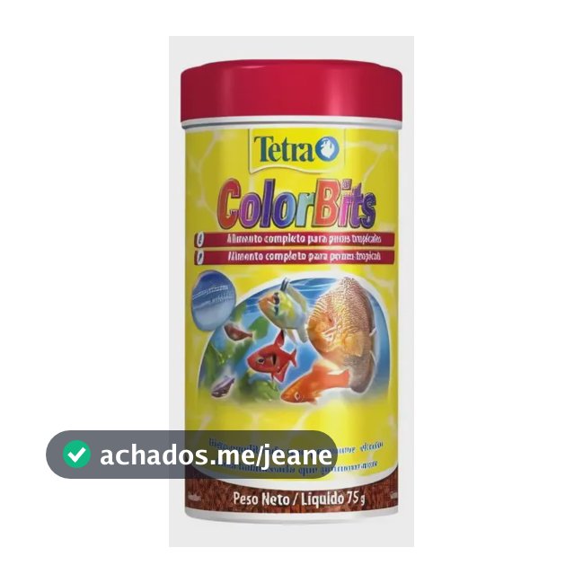 Tetra Color Tropical Granules 75gr - Color Bits 75g