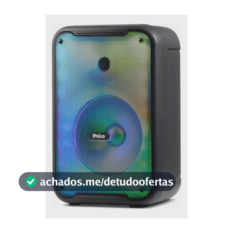 Caixa Som Amplificada Philco/britania 250w Audio Pcx3800 Preto