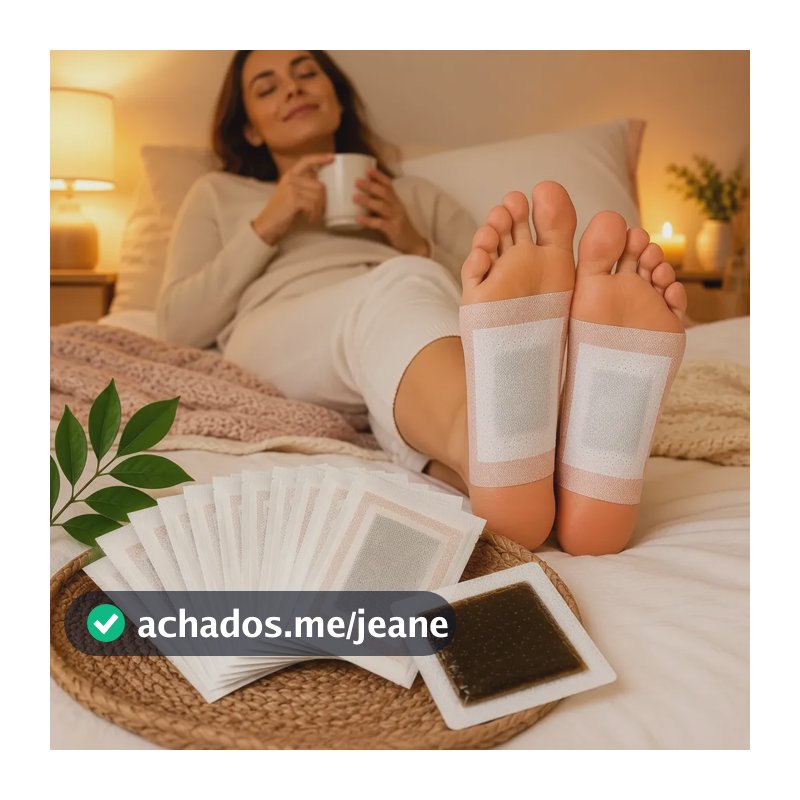 10 Adesivo Para Pés Autocuidado Spa Noturno