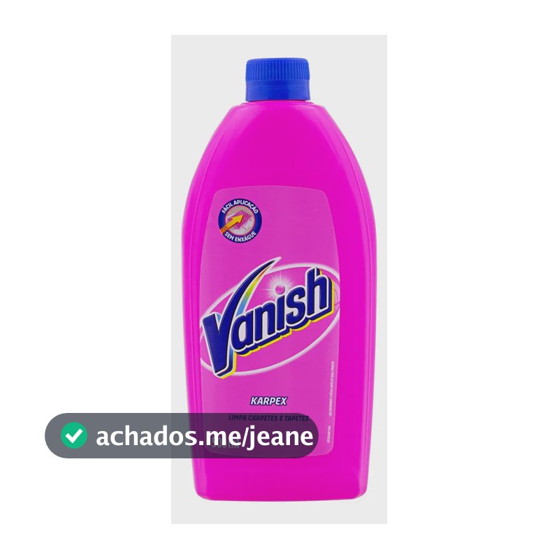 Limpa Carpete e Tapete Líquido Karpex Frasco 500ml Vanish