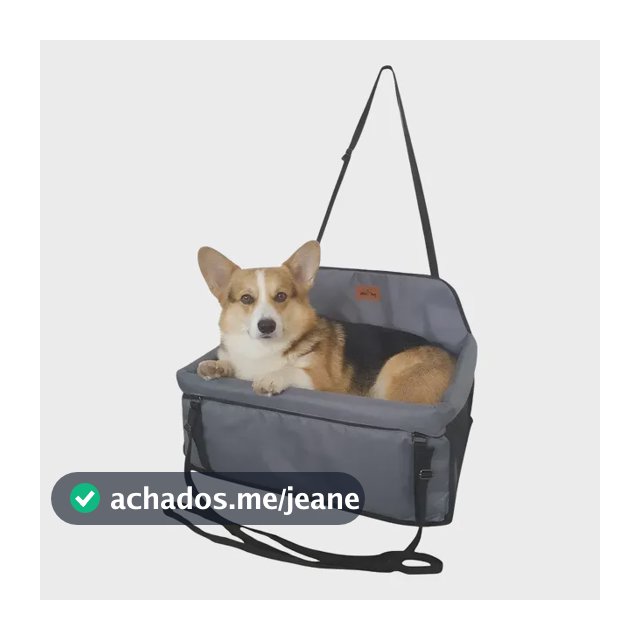 Cadeira Assento Grande Carro Para Pets De Até 30kg Cães Gato