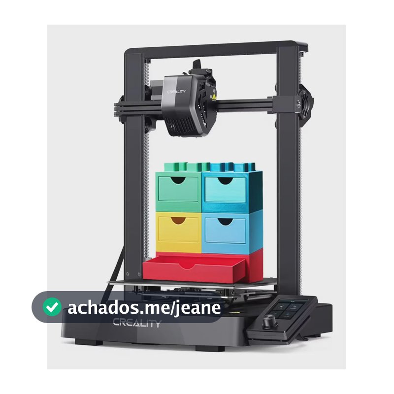 Impressora 3D Creality Ender 3 V3 SE, velocidade de impressão 250 mm/s mais rápida, nivelamento automático CR Touch, extrusora direta Sprite, carregamento automático de filamento de eixo Z duplo