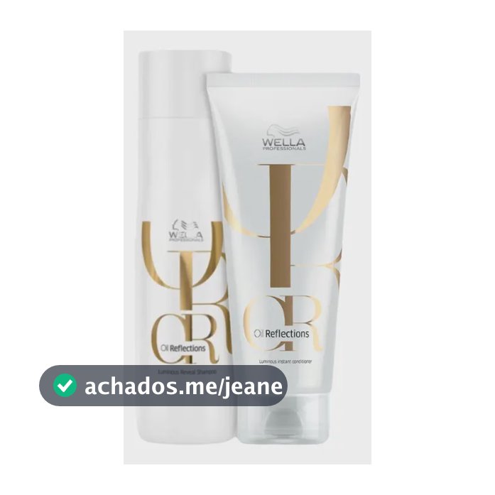 Wella Oil Reflections Shampoo 250ml E Condicionador 200ml