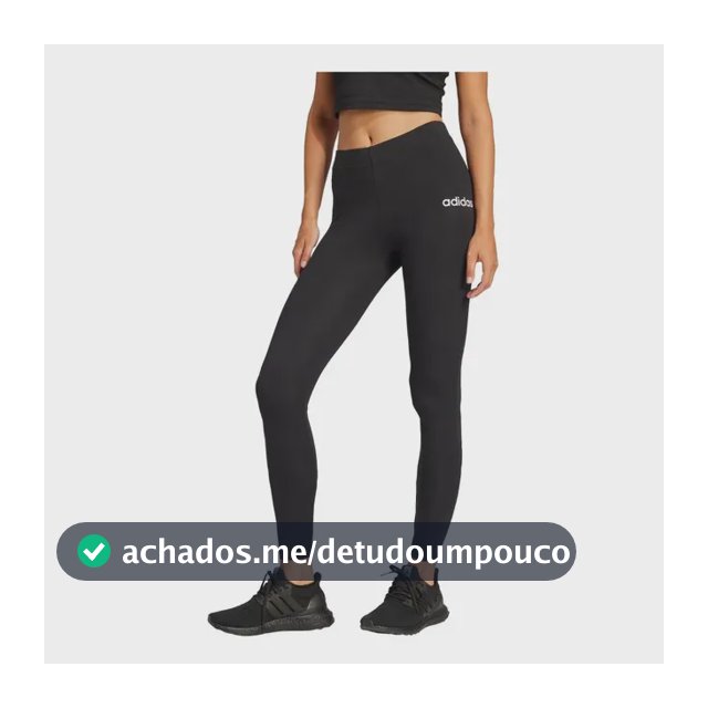 Legging Algodão Essentials Linear adidas