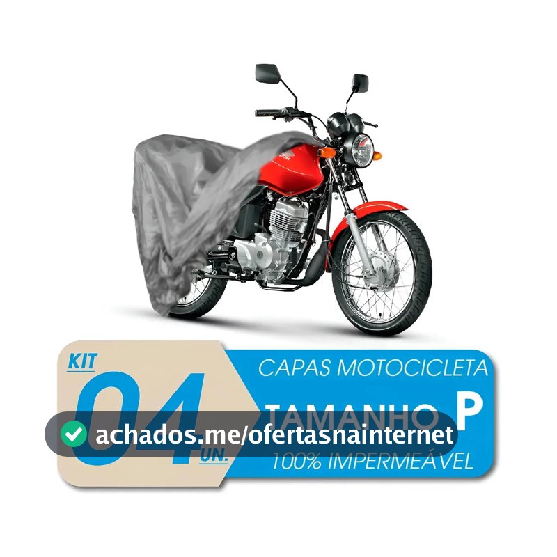 Funda Para Moto/quadriciclo São Paulo Auto Peças Tamanho P Cinza