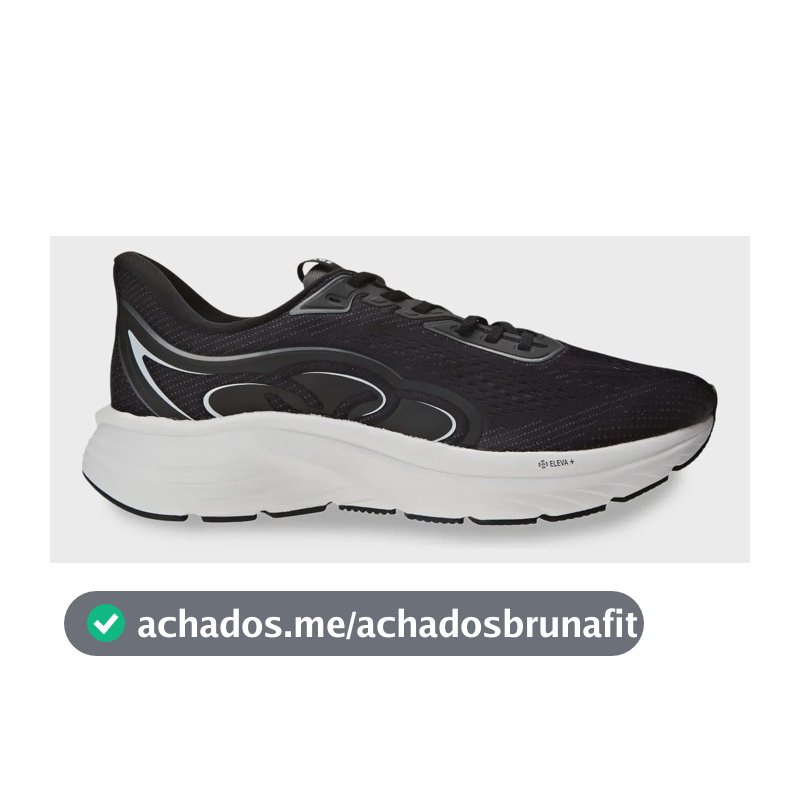 Tênis Masculino Olympikus Veloz 3 Preto Liso 43 Br