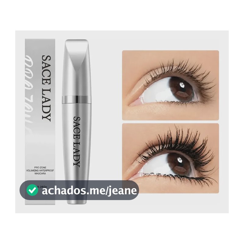 Sace Lady Máscara Para Cílios Volumizador À Prova D'água Preto