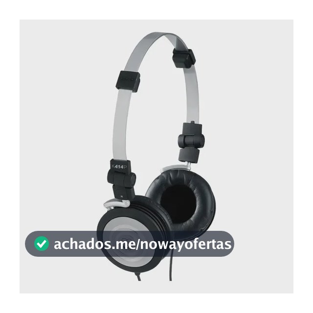 Fone De Ouvido On-ear AKG K414 P Cor Preto