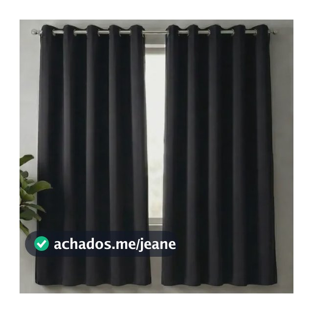 Cortina Blecaute Tecido Grosso 1,60m X 1,50m Para Quarto