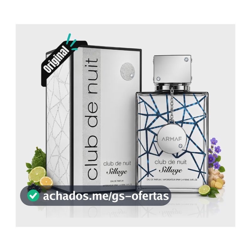 Perfume Árabe Armaf Club De Nuit Sillage Edp 105ml Masculino