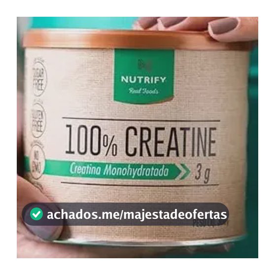 Creatina Nutrify 100% em pó Sem sabor x 300g