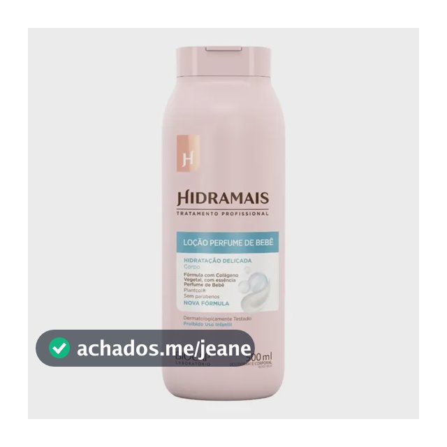 Loção Hidratante Perfume De Bebê 500ml Hidramais