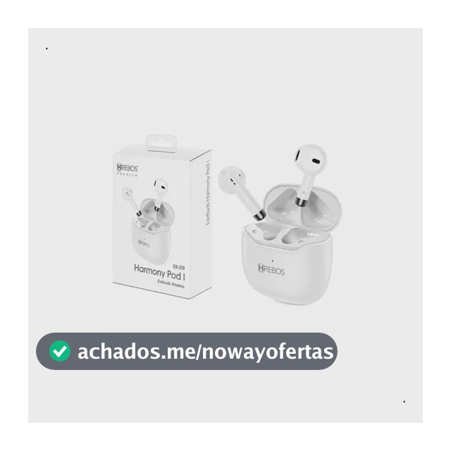 Fone De Ouvido Bluetooth Sem Fio Tws Microfone Celular Branco