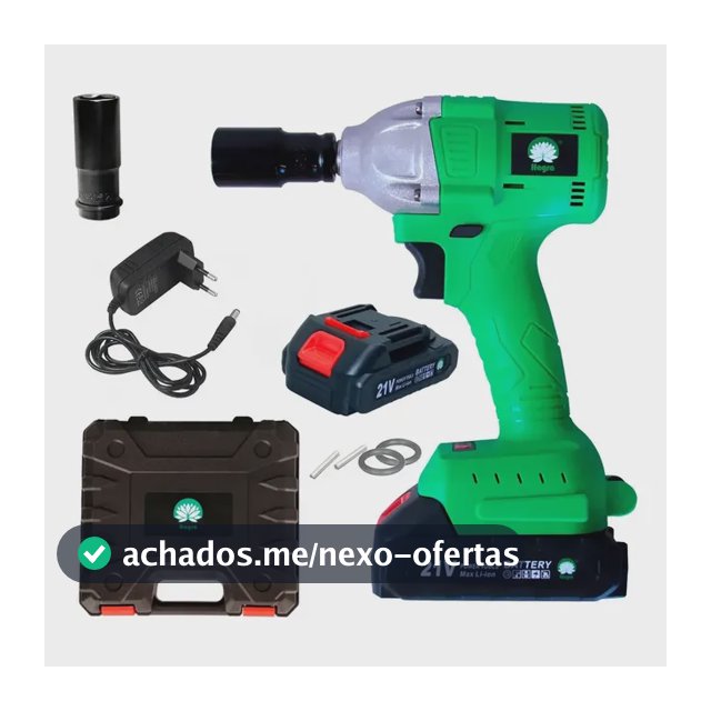 Chave De Impacto Sem Fio 21v C 2 Baterias Maleta 23801
