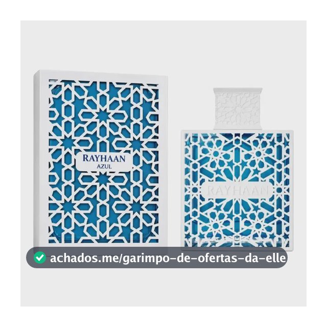 Perfume Árabe Rayhaan Azul Edp Masculino 100ml