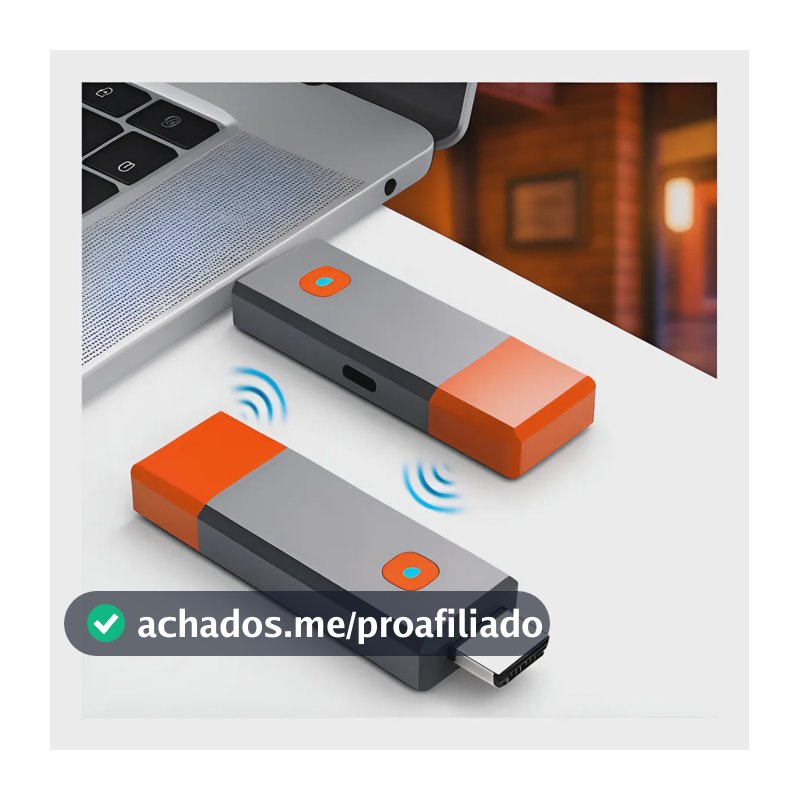 Transmissor Receptor Hdmi Sem Fio Wireless 1080p 50m Cinza 5v