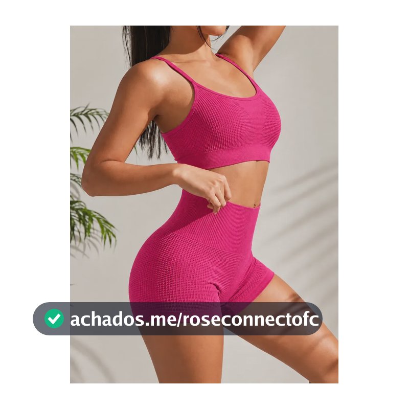 Conjunto Feminino Academia Top E Shorts Poliamida Demillus Magenta Microfibra De Poliamida Sem Costura Veste P E M Toque Gelado , Secagem Rápida