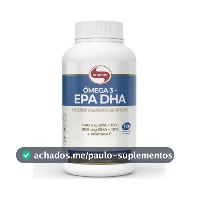 Omega 3 epa dha Vitafor + vitamina E 240cps