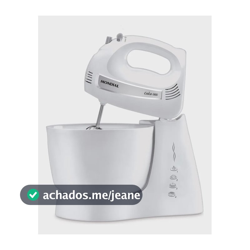 Batedeira Cake Premium Mondial 500W - B-50-W