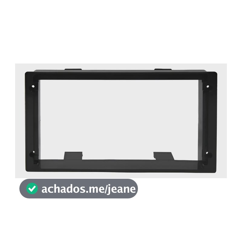 Moldura 9 Polegadas Ecosport 2004 A 2012 Fiesta 2003 A 2013 Preto