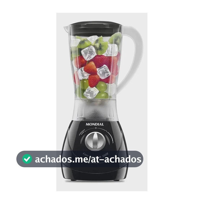 Liquidificador Easy Power Mondial 550w L-550-b Preto 127V