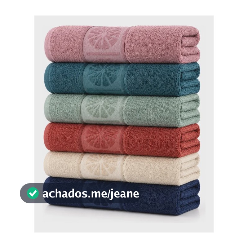 Kit 6 Toalhas De Rosto. Toalha De Rosto Para Banheiro Perfei Sortidos