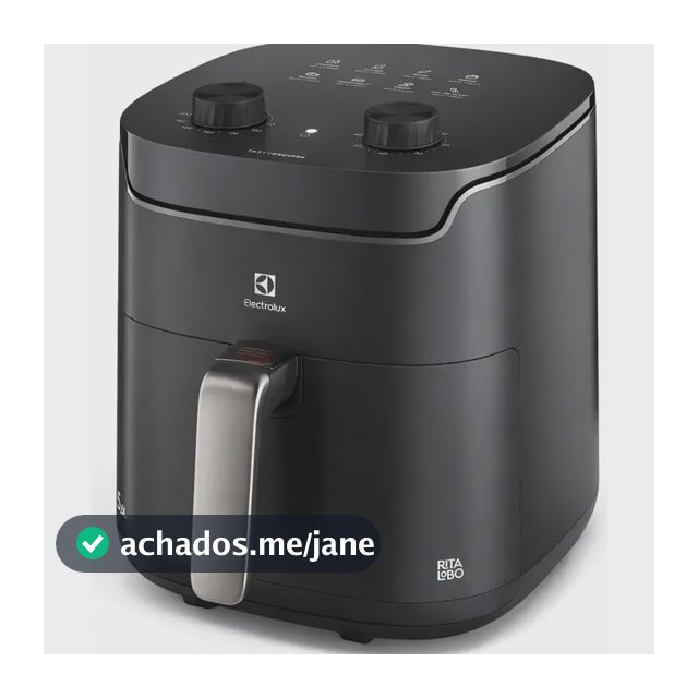 Fritadeira Elétrica Electrolux 5,6l 1400w Eaf40 Efficient 110v Tecnologia Air Cooking 360° Grafite Lançamento