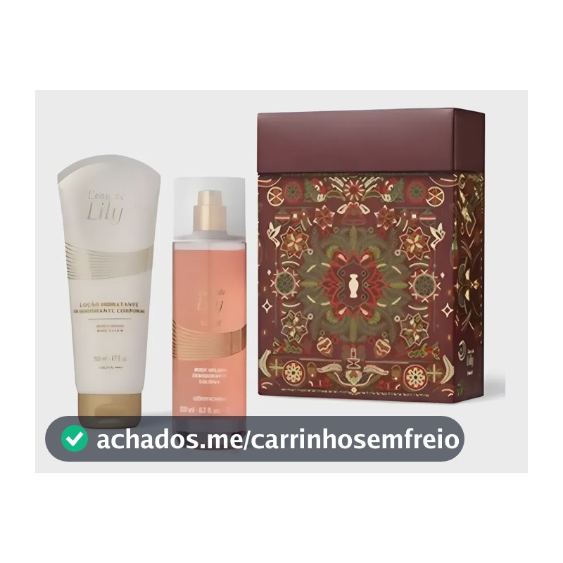 Presente Kit Combo Lily Soleil (body Splash + Loção Corpo)