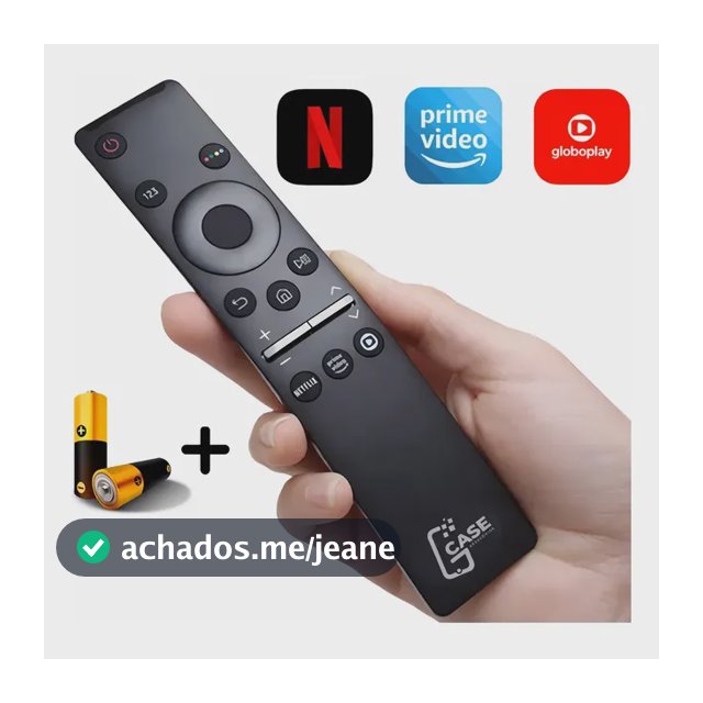 Controle Remoto Para Smart Tv Samsung ETeclas Netflix Prime Video Globoplay