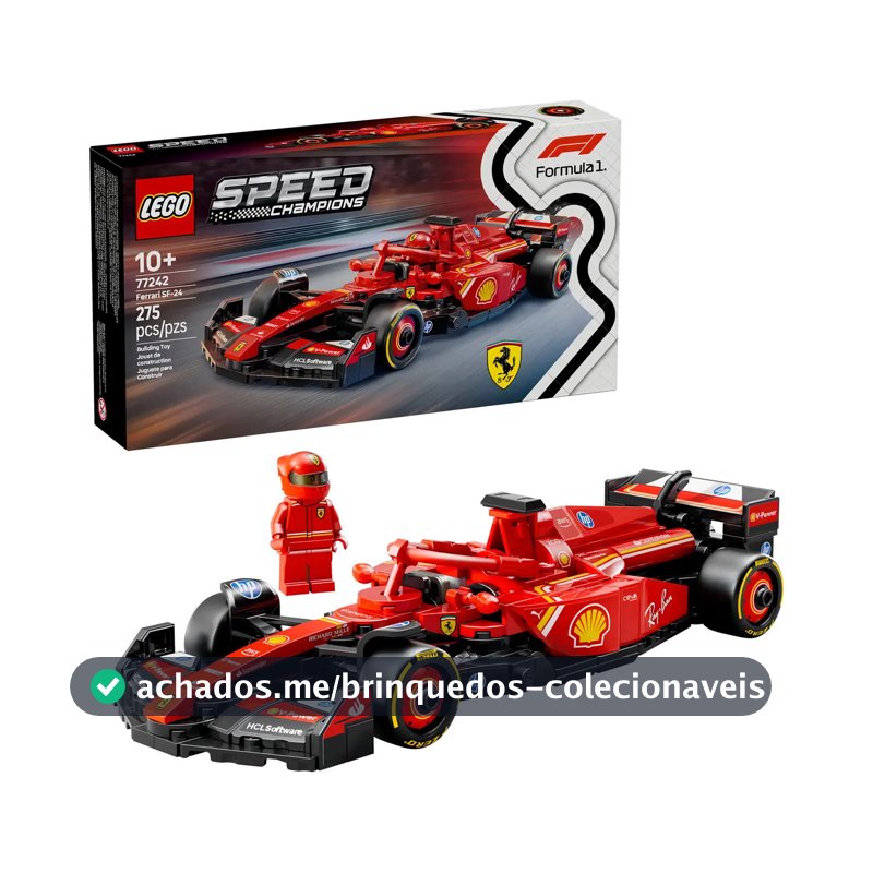 Lego 77242 Speed Champions Ferrari Sf24 F1 Quantidade de peças 275