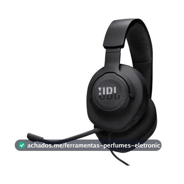 Fone de Ouvido JBL Quantum 100M2 Gamer Over-ear com Microfone Removível para PS4 e PS5