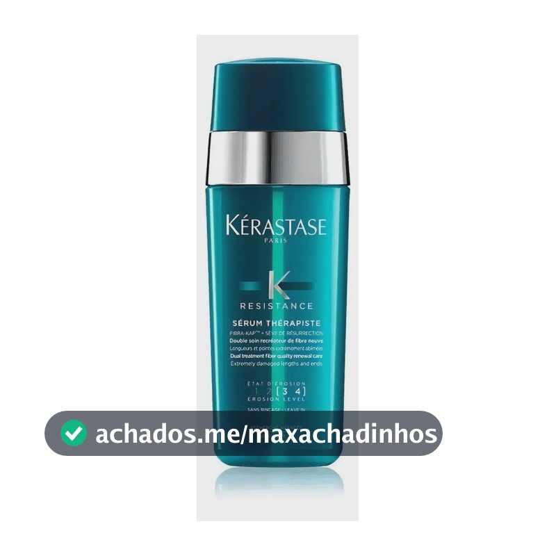Sérum Capilar Reparador para Cabelos Danificados e Pontas Duplas com Proteção Térmica até 230°C e Sève de Résurrection Kérastase Résistance Thérapiste 30ml
