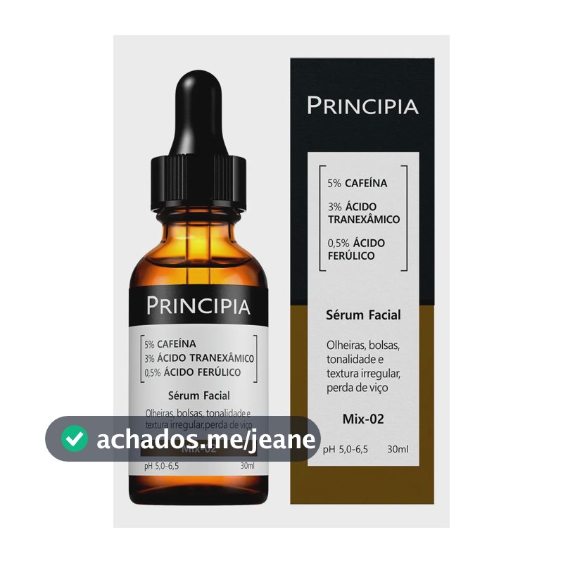 Sérum Facial Mix-02 5% Cafeína + 3% Tranexâmico + Ferúlico Todo Tipo De Pele Dia/noite