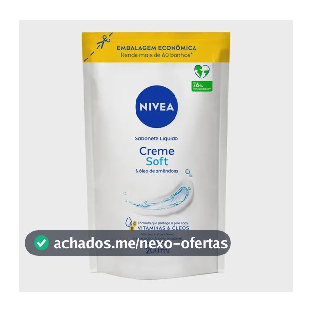 NIVEA Sabonete Líquido Creme Soft 200ml